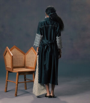 JACKET WITH HALTER NECK JUMPSUIT