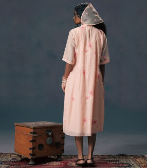 DRESS IN MUL CHANDERI