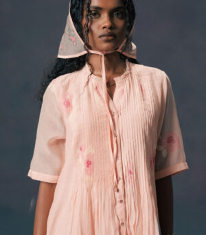 DRESS IN MUL CHANDERI