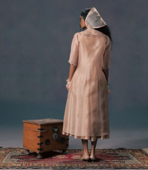 JACKET WITH ROSE PRINTED STRAP DRESS