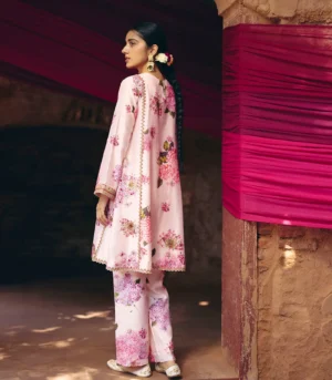 Peach Floral Coord set