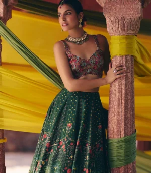 Jade Lehenga