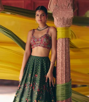 Jade Lehenga