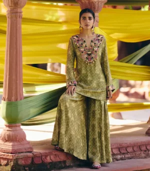 Asma kurta sharara set