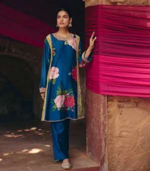 Blue Floral Coord set