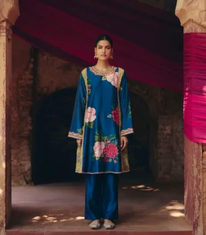 Blue Floral Coord set