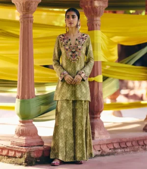 Asma kurta sharara set