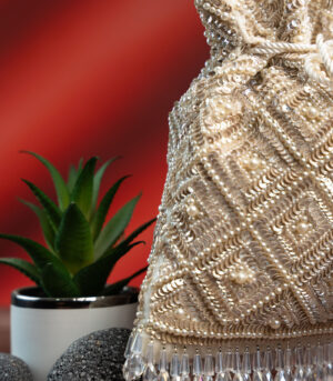 Pearl Criss Cross Ivory