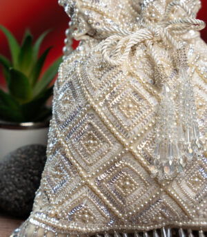 Pearl Criss Cross White