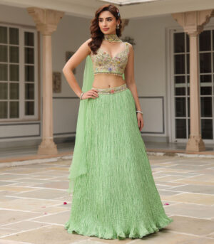 Gulzar Choker Lehenga Set