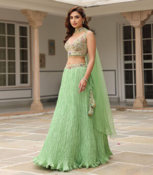 Gulzar Choker Lehenga Set