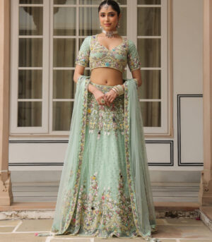 Gulzar Jaal Lehenga Set