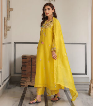 Gulzar Choker Neck Kurta Set