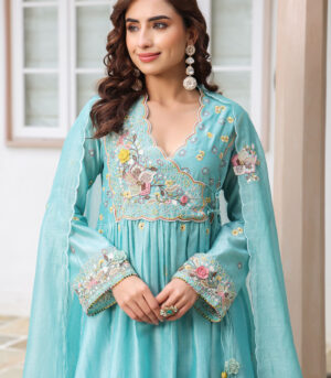 Gulzar Frockstyle Kurta Set