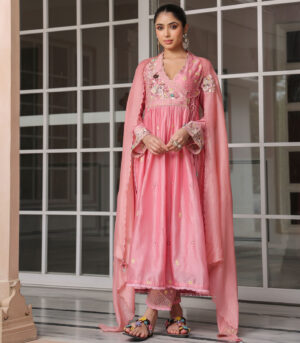 Gulzar Frockstyle Kurta Set