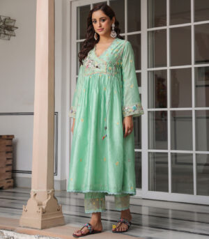 Gulzar Frockstyle Kurta Set