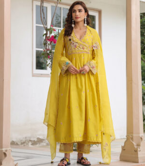 Gulzar Frockstyle Kurta Set