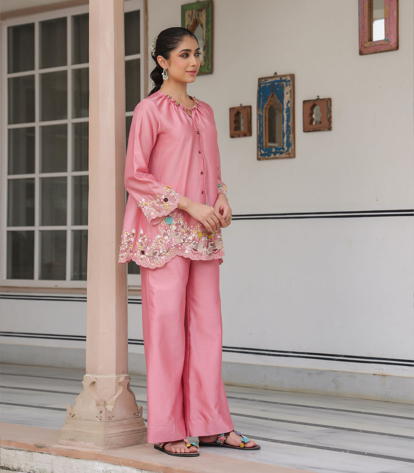 Gulzar Scallop Co-ord Set - Image 3