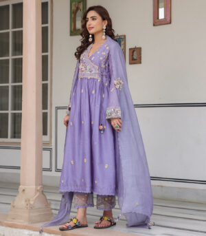 Gulzar Frockstyle Kurta Set
