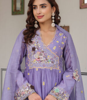 Gulzar Frockstyle Kurta Set