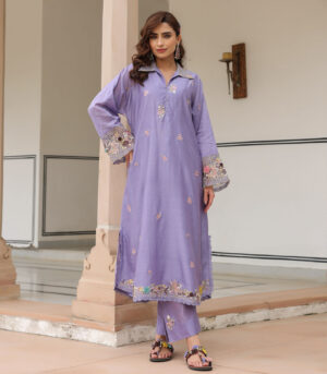 Gulzar Collar Kurta Set