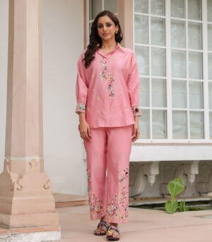 Gulzar Collar Co-ord Set