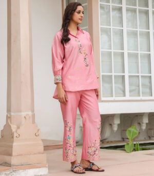 Gulzar Collar Co-ord Set