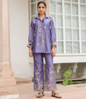 Gulzar Collar Co-ord Set