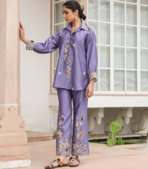 Gulzar Collar Co-ord Set