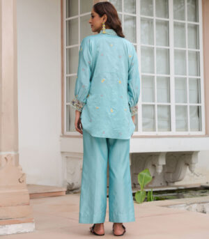 Gulzar Collar Co-ord Set