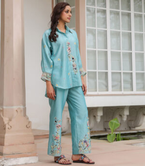 Gulzar Collar Co-ord Set