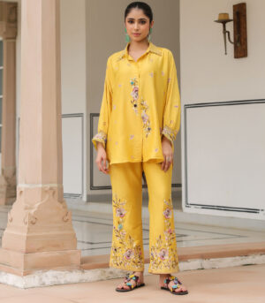 Gulzar Collar Co-ord Set