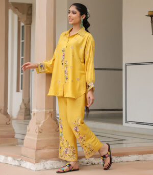 Gulzar Collar Co-ord Set
