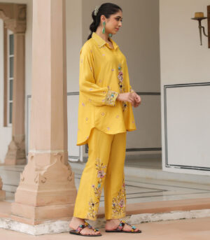 Gulzar Collar Co-ord Set