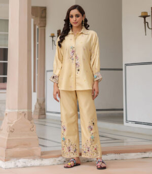 Gulzar Collar Co-ord Set