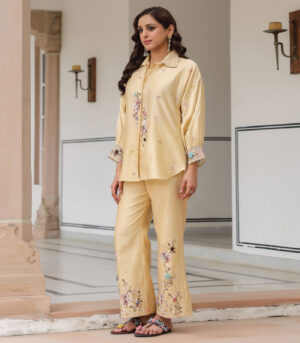 Gulzar Collar Co-ord Set