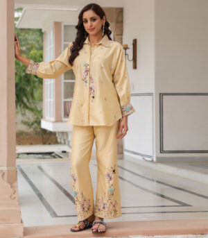 Gulzar Collar Co-ord Set