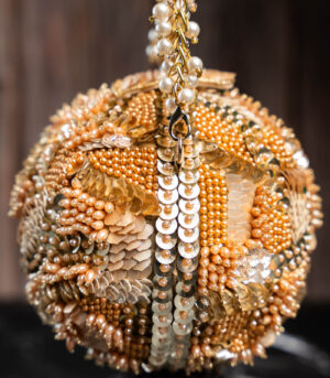 Sequinned Soccer Chic Rustic