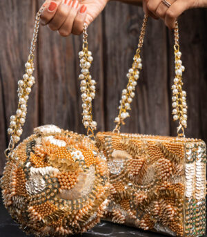 Sequinned Soccer Chic Rustic