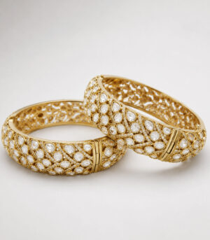 Polki Statement Kada Pair