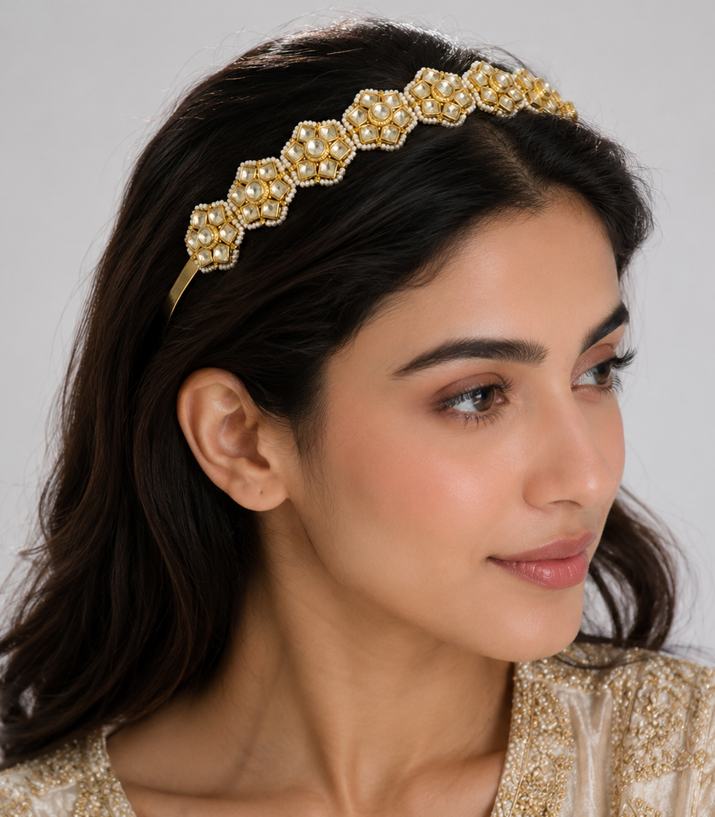 Polki Floral Headband