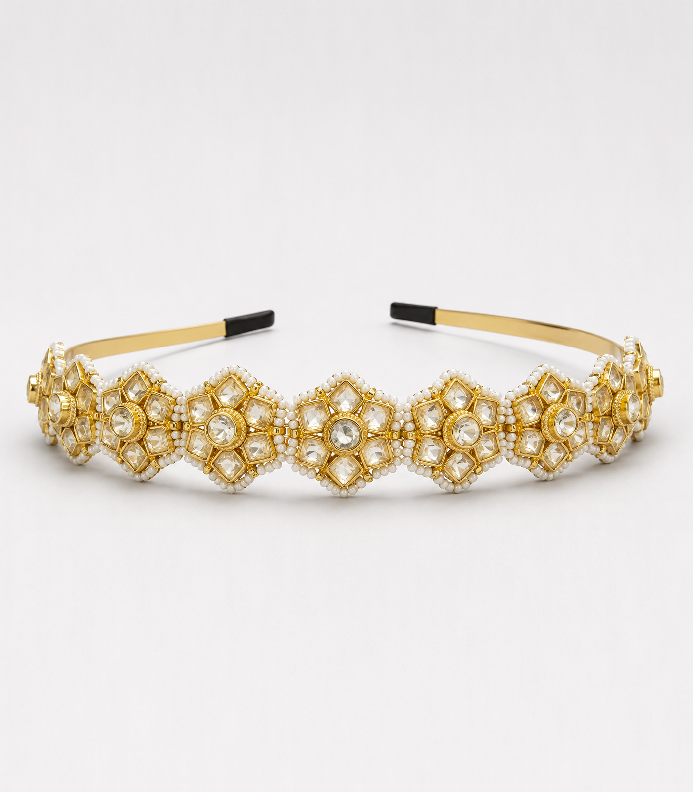 Polki Floral Headband - Image 3