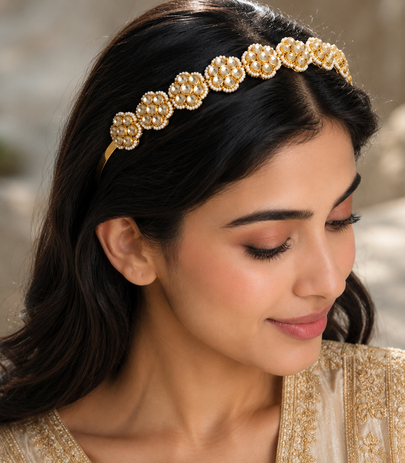Polki Blossom Headband