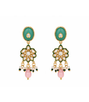 Pastel Kundan Floral Choker Set