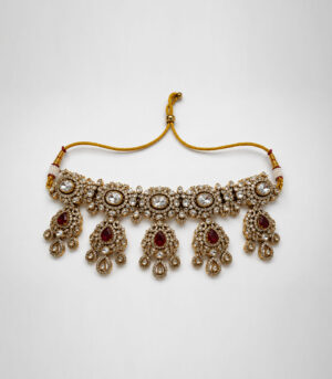 Navratna Floral Choker Set